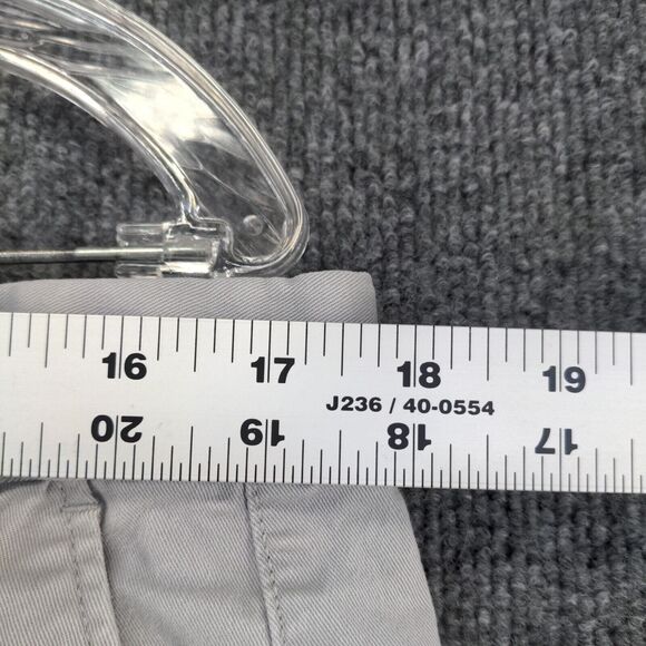 Gap For Good Mens Chino Shorts Gray Size 34 Slash Pockets Cotton - Picture 4 of 14